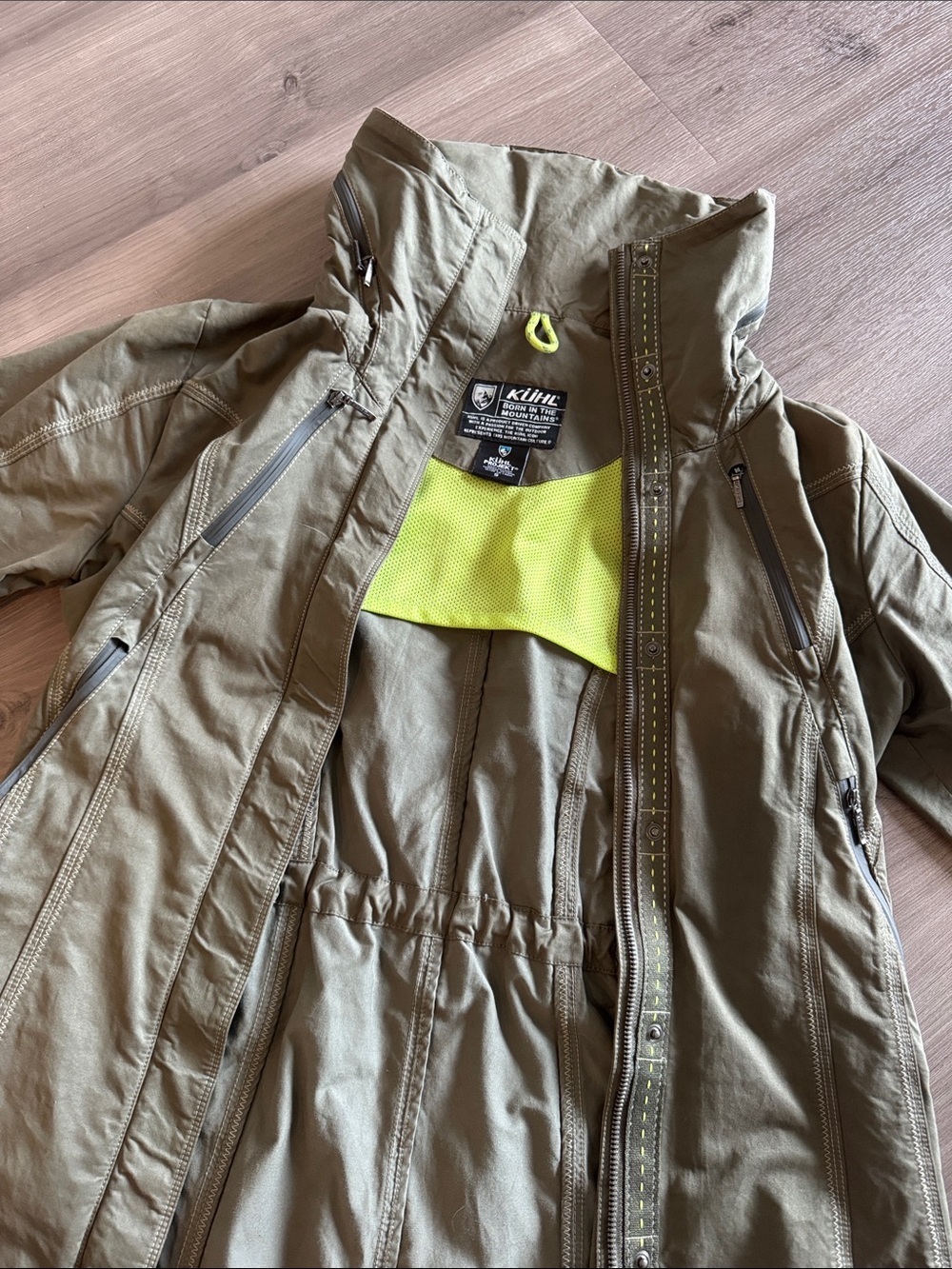 Kühl Olive Rain Jacket
